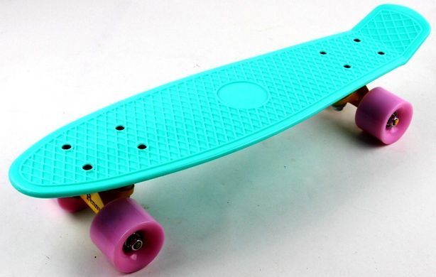 Пенни борд (Penny Board) 22" "Pastel Series" с фиолетовыми колесами, Лиловый