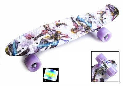 Пенні борд (Penny Board) 22" з колесами що світяться, "OMG"