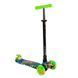 Детский трехколесный самокат Best Scooter А 25776 /779-1537 MAXI со светящимися колесами и съемным рулем, Черный с джипами