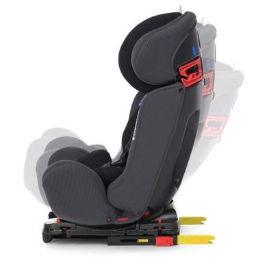 Дитяче автокрісло EL CAMINO BRAVO ISOFIX Royal ME 1041, Чорне