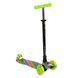 Детский трехколесный самокат Best Scooter А 25776 /779-1537 MAXI со светящимися колесами и съемным рулем, Черный с джипами