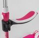 Детский трехколесный самокат-беговел Best Scooter JS-41008/63204 с сиденьем и светящимися колесами, Розово-белый: изображение &ndash; 4