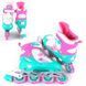 Детские раздвижные ролики Best Roller 60023-М, размер 34-37, колеса PVC, Розовые