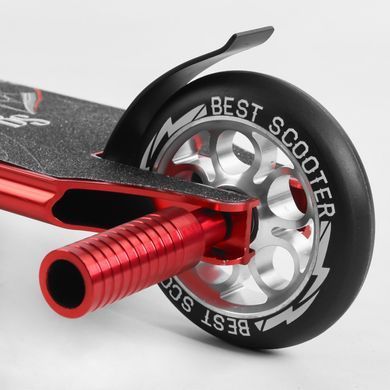 Трюковий самокат Best Scooter 53480 з кермовою системою HIC, колеса 110 мм, анодоване фарбування + 2 пеги, Синій