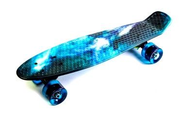 Пенні борд (Penny Board) 22" з колесами що світяться, "OMG"