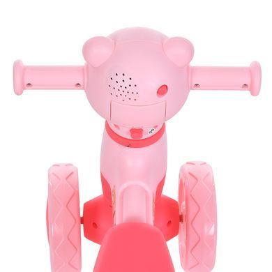 Беговел (велобег) детский BAMBI M 5762-9 с пластиковыми колесами 5.9", музыкой и подсветкой, Фиолетово-белый