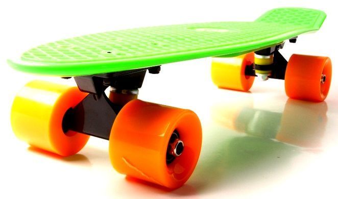 Пенни борд (Penny Board) 22" "Fish", Фиолетовый