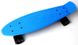 Пенні борд (Penny Board) 22" з червоними колесами, Чорний