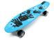 Пенні борд (Penny Board) Maraton ALFA 22" з колесами що світяться, Череп