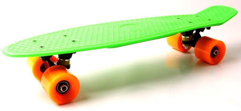 Пенни борд (Penny Board) 22" "Fish", Фиолетовый