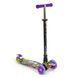 Детский трехколесный самокат Best Scooter А 25776 /779-1537 MAXI со светящимися колесами и съемным рулем, Черный с джипами