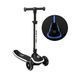 Детский трехколесный самокат Best Scooter Kick'n'roll X2P-005 с подсветкой платформы, руля и колес, Розовый