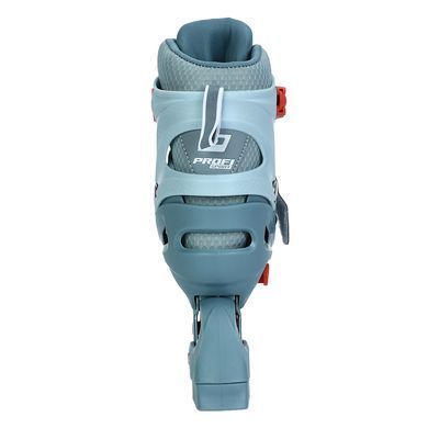 Дитячі розсувні ролики Profi Sport A4153, PU колеса, що світяться, розмір 29-33, Синьо-помаранчеві