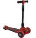 Детский трехколесный самокат Best Scooter S-5896 MAXI со складным рулем и светящимися колесами, Красный: изображение &ndash; 1
