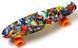 Пенни борд (Penny Board) 22" с рисунком, "Fish"