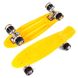 Пенні борд (Penny Board) 3131 Best Board 22" з колесами, що світяться, Блакитний з помаранчевими колесами