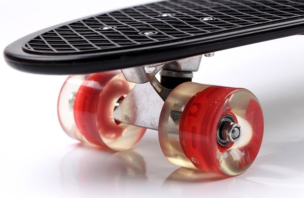 Пенни борд (Penny Board) Nickel 27" со светящимися колесами, Синій