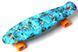 Пенни борд (Penny Board) 22" с рисунком, "Fish"