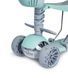 Дитячий триколісний самокат Scooter Smart 5 в 1 з сидінням, батьківською ручкою та колесами, що світяться, Пастельно-рожевий: зображення &mdash; 3