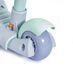 Дитячий триколісний самокат Scooter Smart 5 в 1 з сидінням, батьківською ручкою та колесами, що світяться, Пастельно-рожевий: зображення &mdash; 5