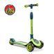 Дитячий триколісний самокат Best Scooter С-04909 зі складним кермом і колесами, що світяться, Зелений: зображення &mdash; 1