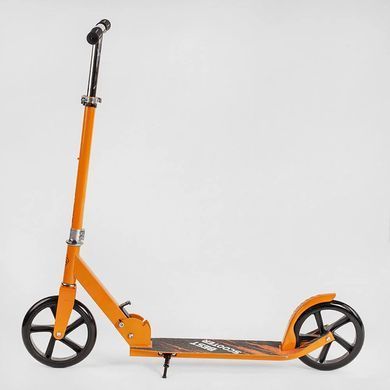 Дитячий двоколісний самокат Best Scooter R-36124 зі складною конструкцією та сталевою рамою, Рожевий