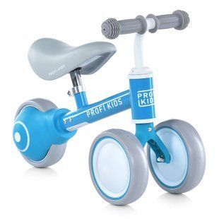 Біговел (велобіг) дитячий триколісний PROFI KIDS MBB 1016-2 з піно колесами EVA 6", Блакитний