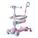 Дитячий триколісний самокат CITY LINE Baby Care 388 4 в 1 з сидінням та батьківською ручкою, Блакитний