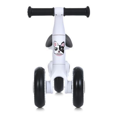 Біговел (велобіг) дитячий триколісний PROFI KIDS MBB 1013-4D з піно колесами EVA 6" та складаною конструкцією, Чорно-білий