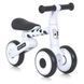 Біговел (велобіг) дитячий триколісний PROFI KIDS MBB 1013-4D з піно колесами EVA 6" та складаною конструкцією, Чорно-білий: зображення &mdash; 1