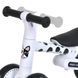 Біговел (велобіг) дитячий триколісний PROFI KIDS MBB 1013-4D з піно колесами EVA 6" та складаною конструкцією, Чорно-білий: зображення &mdash; 8