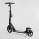 Детский двухколесный самокат Best Scooter 90166-B со складной конструкцией, двумя амортизаторами, ручным дисковым тормозом и фарой, Синий: изображение &ndash; 7