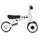 Біговел (велобіг) дитячий триколісний PROFI KIDS MBB 1013-4D з піно колесами EVA 6" та складаною конструкцією, Чорно-білий: зображення &mdash; 2
