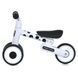 Біговел (велобіг) дитячий триколісний PROFI KIDS MBB 1013-4D з піно колесами EVA 6" та складаною конструкцією, Чорно-білий: зображення &mdash; 6
